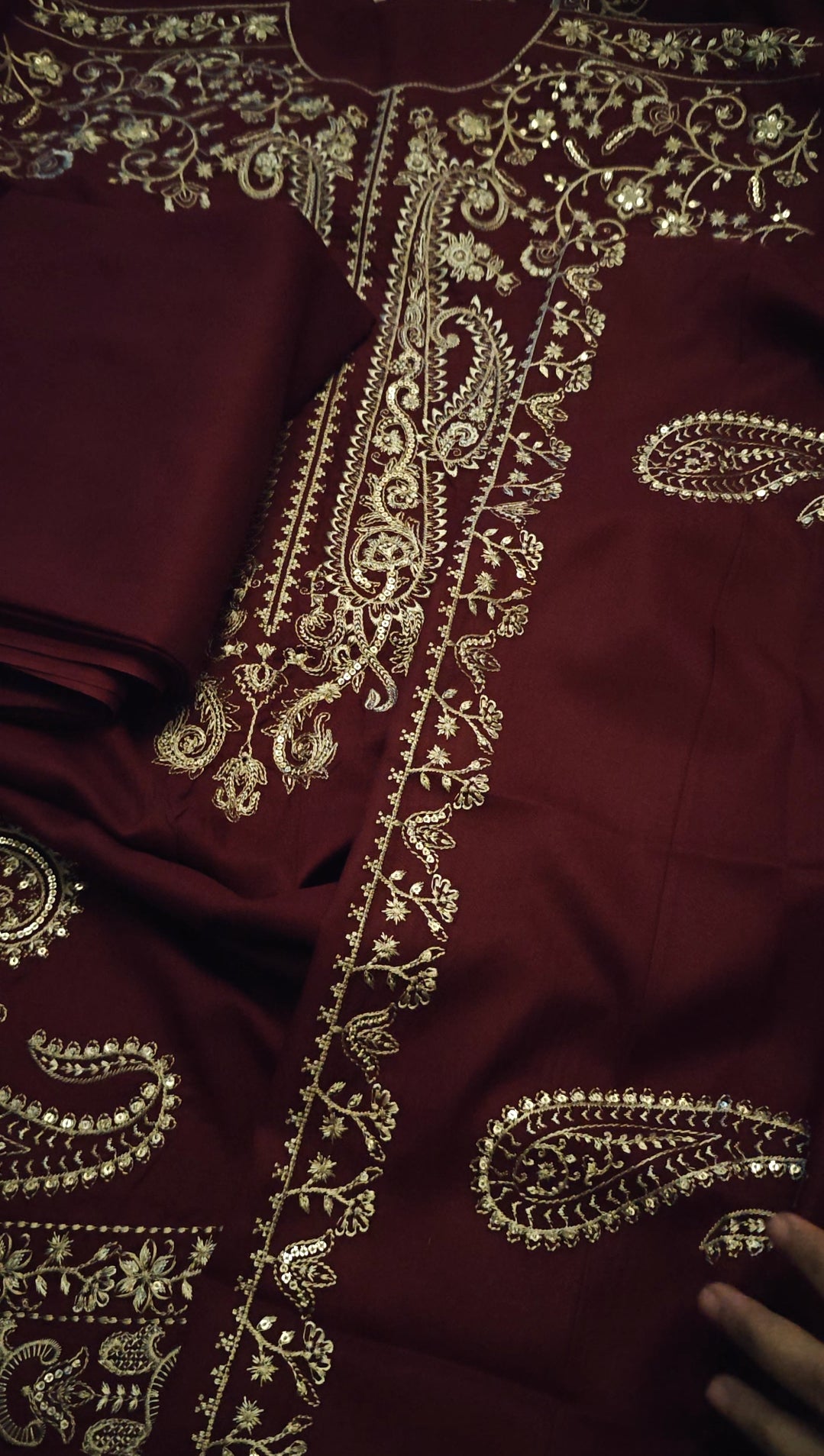 DHANAK MARINA EMBROIDERED 2 PIECE DRESS Z9BT