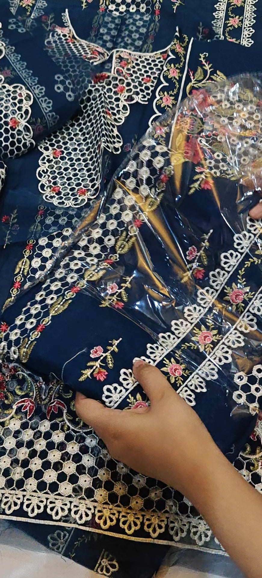 ZINC CHIKENKARI QALMAKAR 3pc QALMAK5678