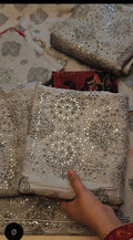 CHARIZMA LAWN GREY WITH PIRE DUPATTA PREINT859302