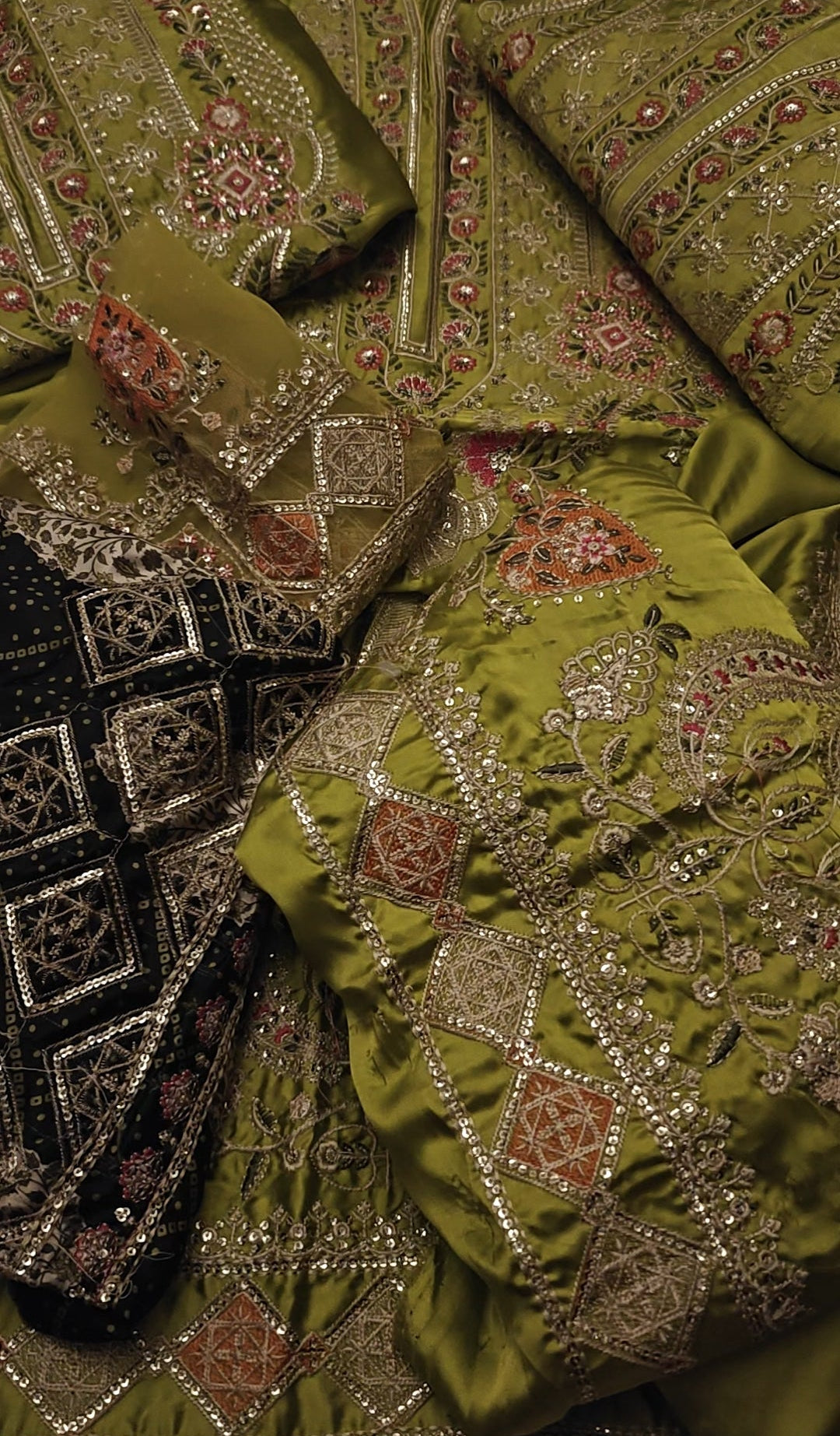 ETHNIC WEDDING FESTIVE ARTICLE LUXURY HEAVY DHACH55120