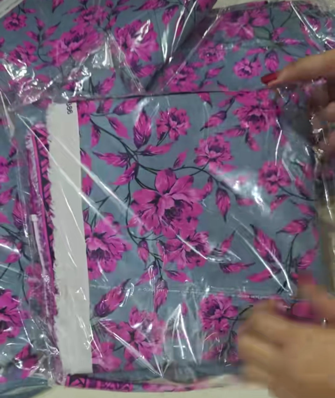 ALKAMAR 3PC ARTLICE PRINTED KHADDAR GREYPINKJUI