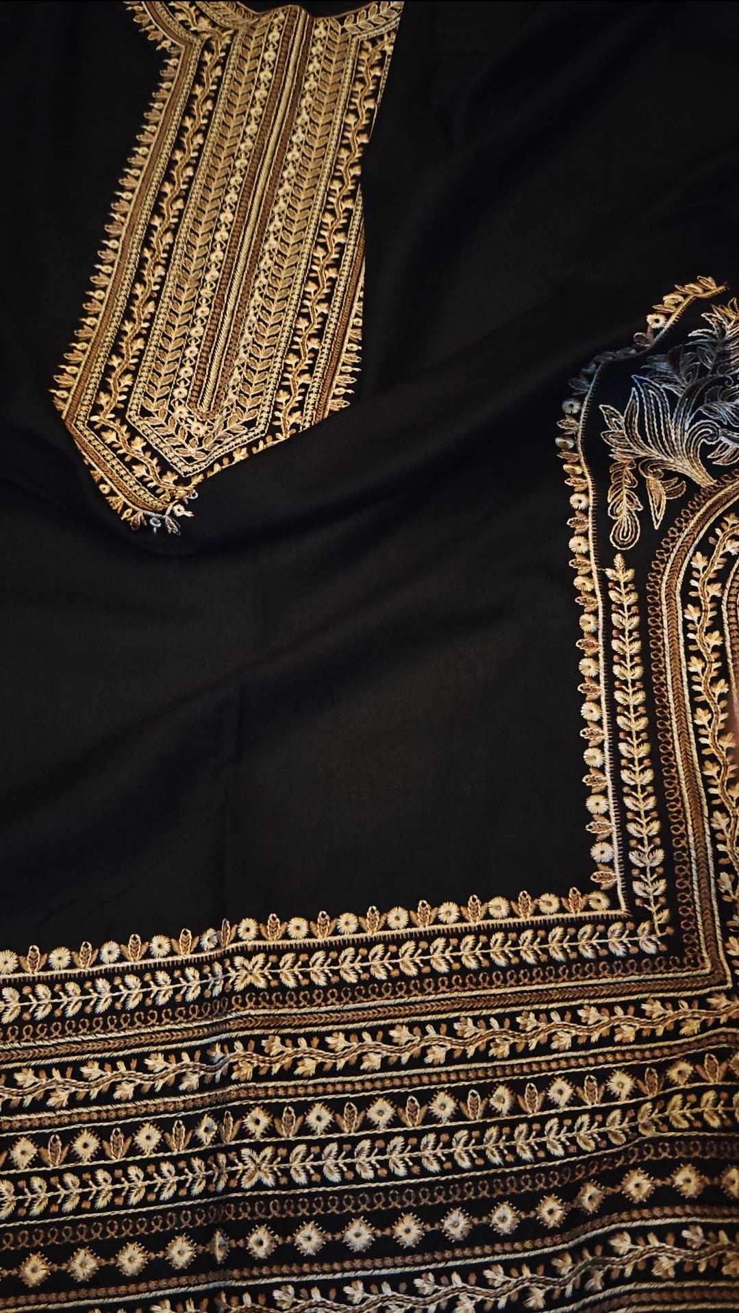 DHANAK MARINA EMBROIDERED 3 PIECE DRESS