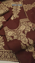 LAWN EMBROIDERED 3 PIECE ARTICLE QTSFAB938
