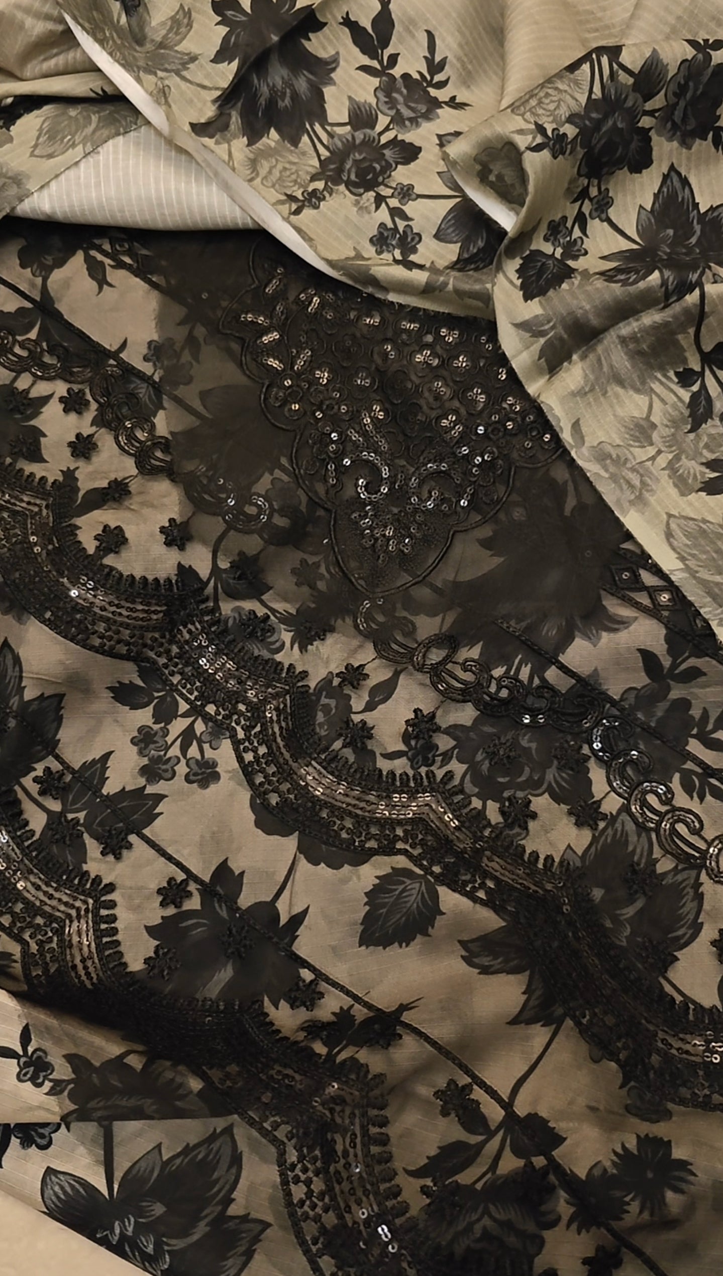 LAWN PRINTED 3 PIECE ARTICLE HIAE78Q