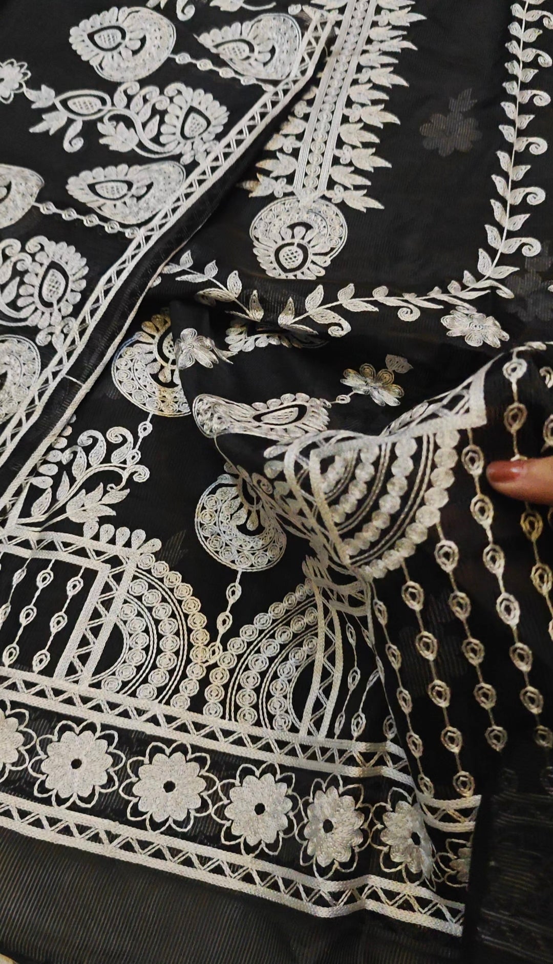 KHADI NET 2 PIECE DRESS