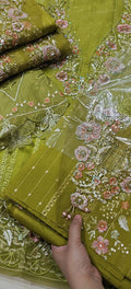 HAND MADE DHANI EID SUIT DHA01289945NI
