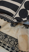 ETHNIC PRINTED DHANAK 3 PIECE DRESS