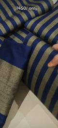 SHAMREY KHADDAR 3PC GREY & BLUE GB14141415