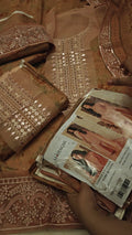 MOHAGNI 3PC LAWN PEACH SEQUENCE PATCH 8SAQ890