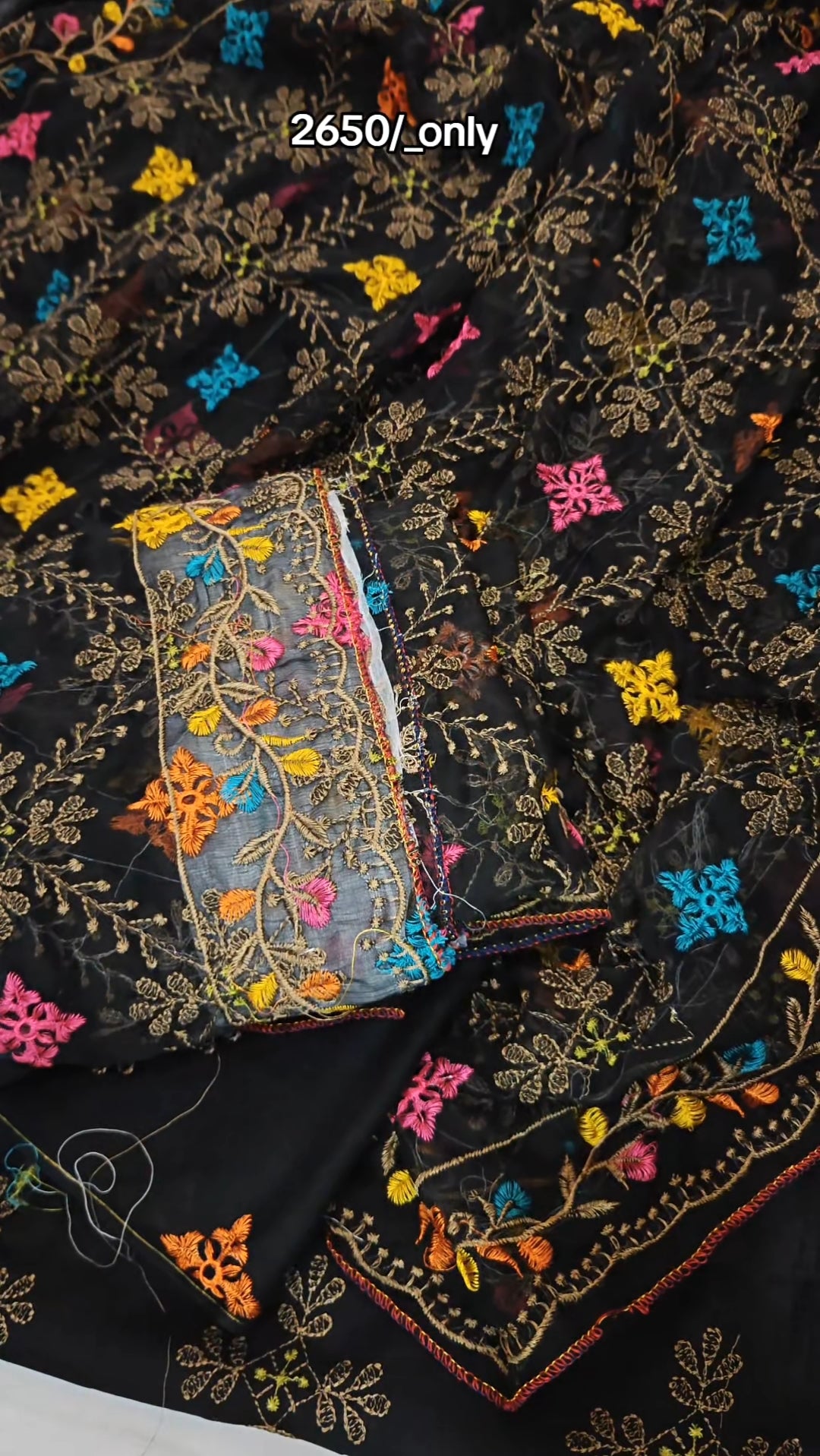 LAWN EMBROIDERED CHIFFON DUPPATA 3 PIECE ARTICLE ZLQOP