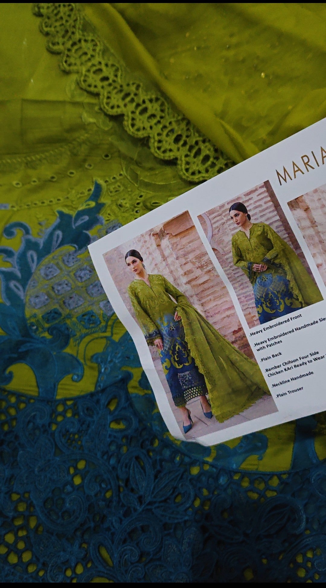MARIA B LUXURY EID WEAR ARTICLE PYMSLBHD2
