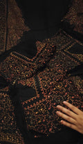 KACHA tanka pashmina whool black 55516kt
