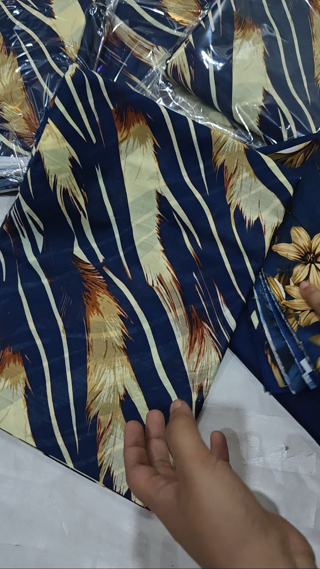 BREEZE LAWN PRINTED 3 PIECE ARTICLE OPADFHQTY