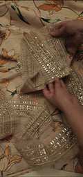 Maria b LUXURY 2pc with sequence patch o87651gld