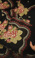 CROSS STITCH 3PC ARTICLE WINTER MARINA DHANAK EMBROIDERED PAROTIGRETR