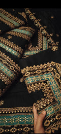 BLACK V EMBROIDERY LAWN 81949YA41