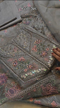 MARIA.B EMBROIDERED LUXURY 3 PIECE ARTICLE LKX52A