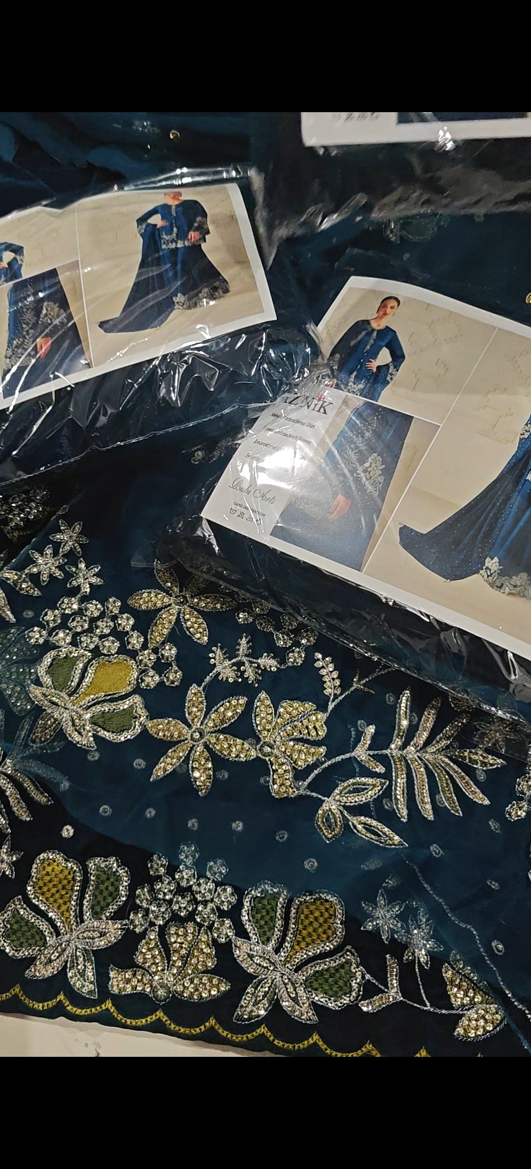 Iznik 3pc EMBROIDERY LUXURY DRESS matt922211seq