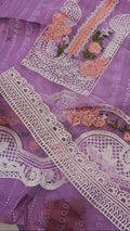 CRIMSON EMBROIDERED 3 PIECE ARTICLE ETS87QT