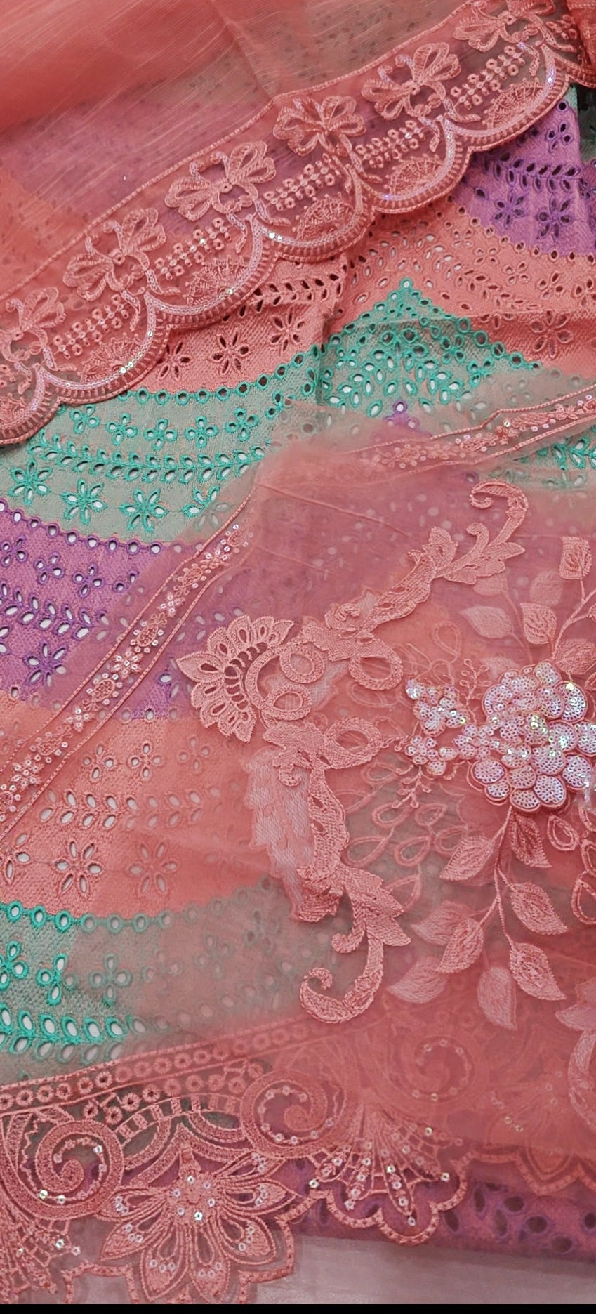 NEW MARIA B EMBROIDERY CHIKENKARI6547