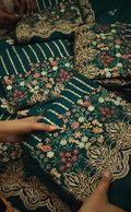 DHANAK marina 3pc article heavy embroidered zinkit9hjj