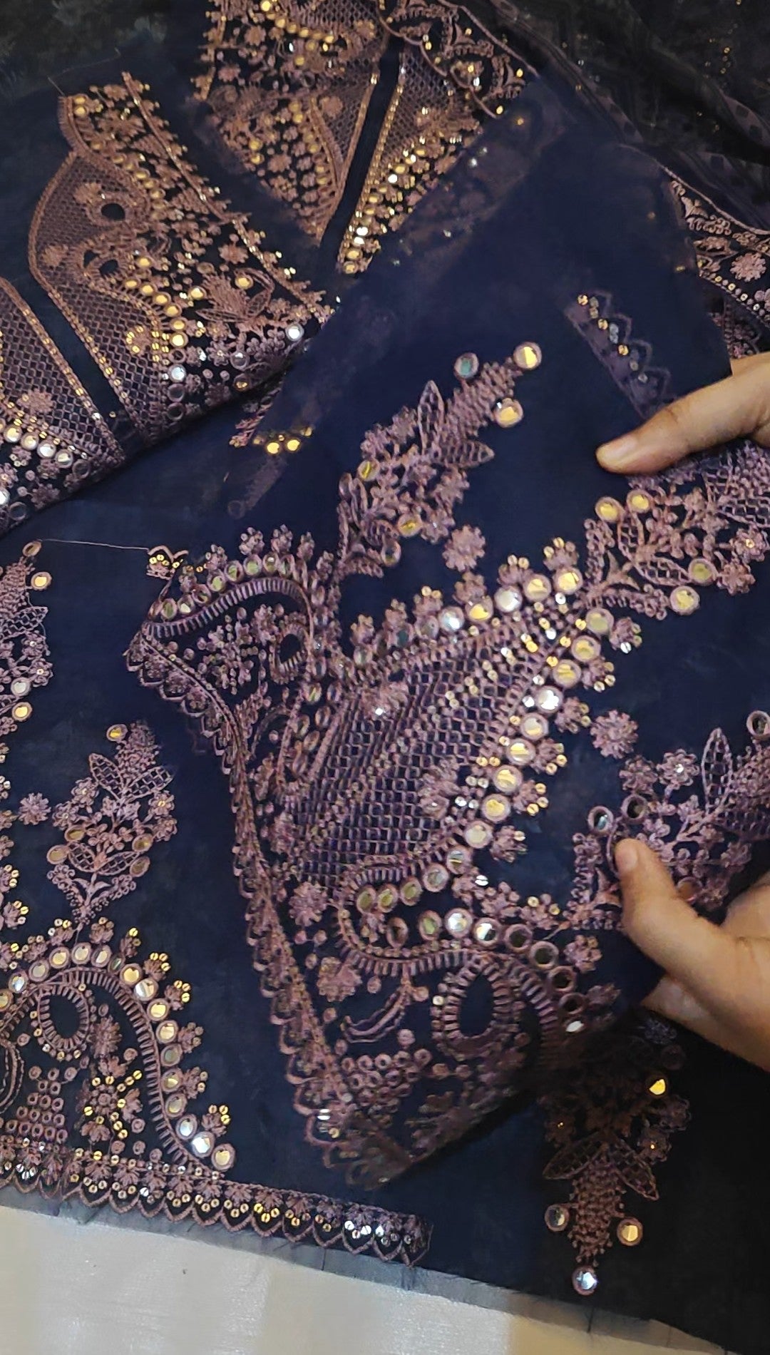 MOHAGNI 3PC ARTICLE LUXURY FOR EID WEAR RKHSR923