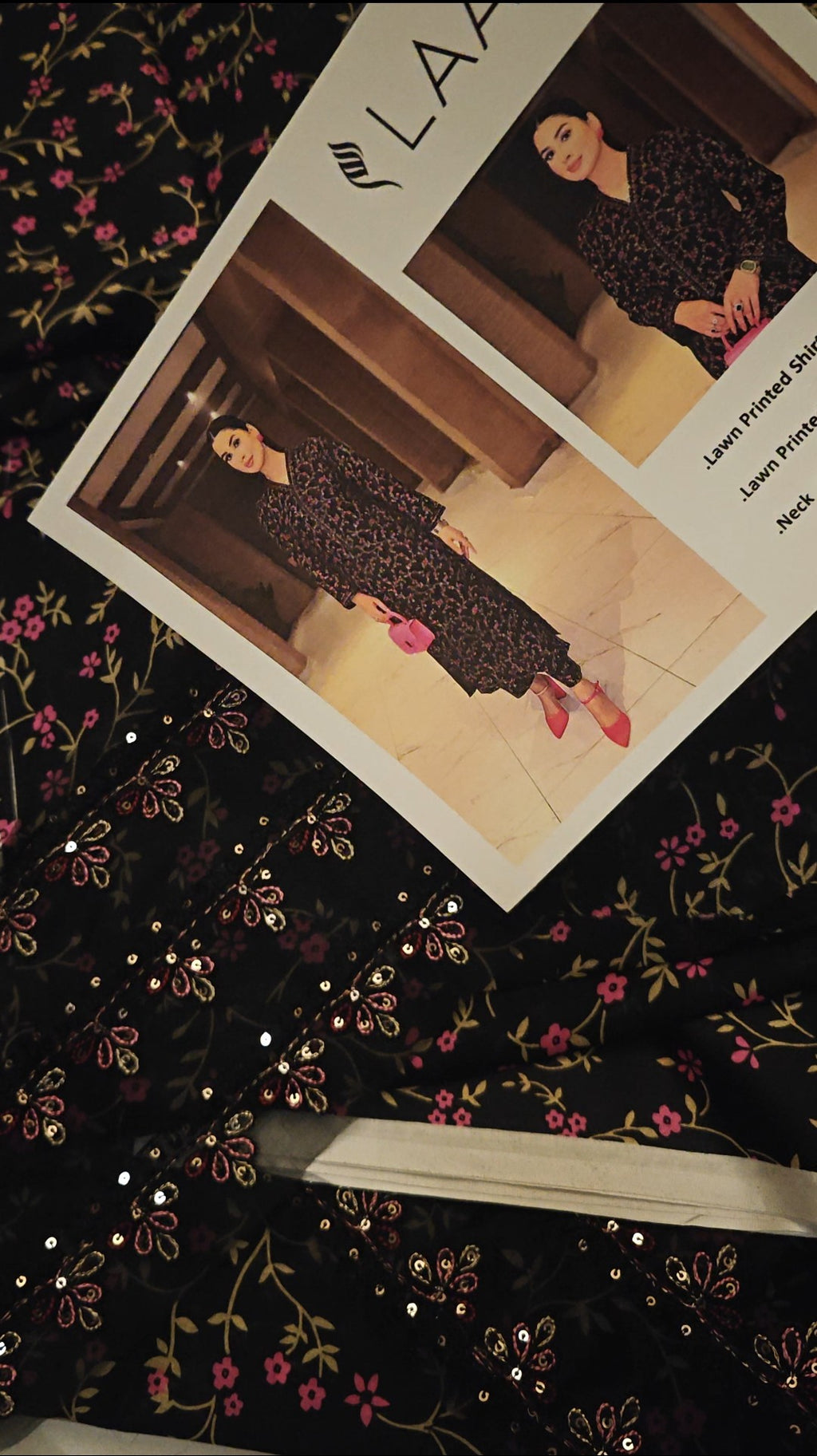 PRINTED LAWN 2 PIECE ARTICLE AO76GH