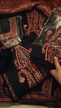 HUSSAIN REHAR LAWN BLACK BLA887722