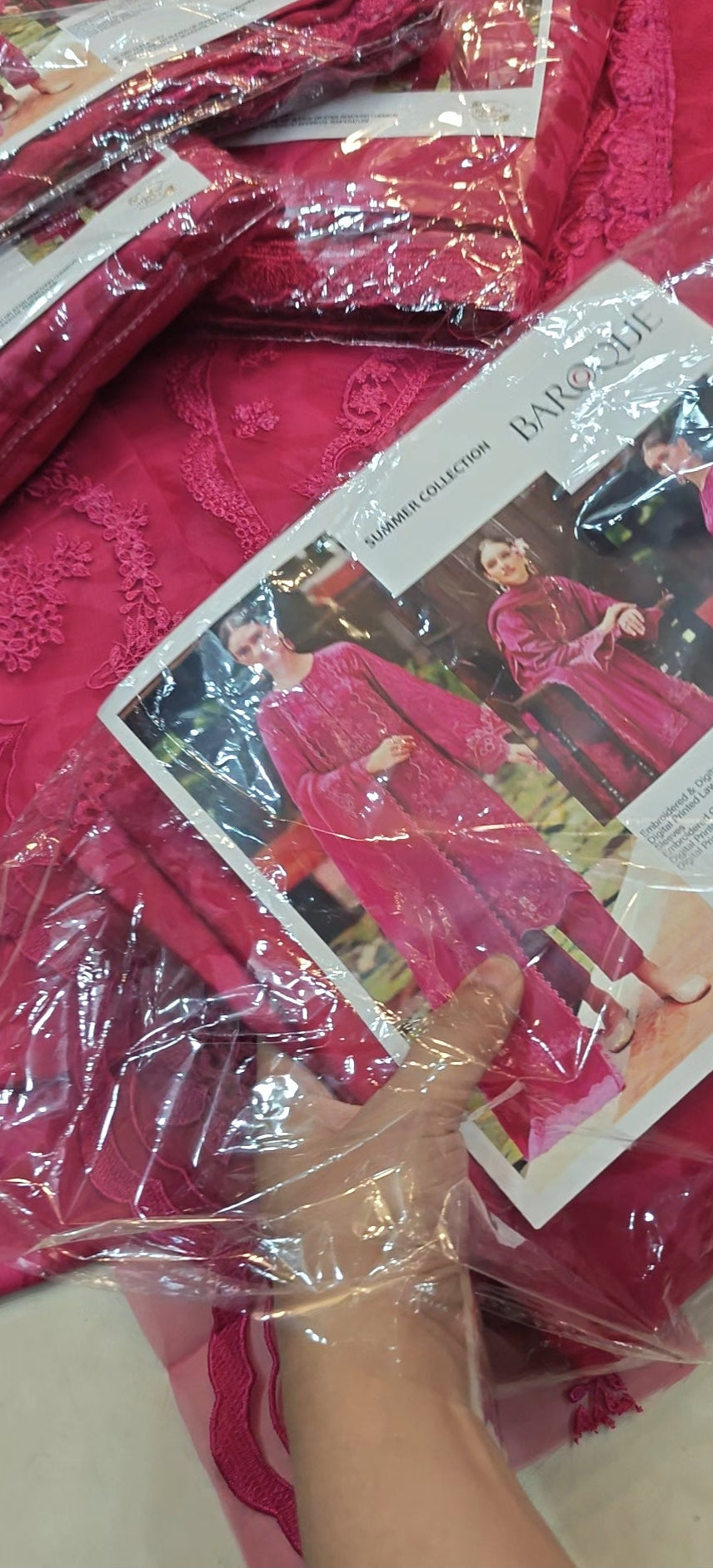 BAROQUE LAWN SHOCKING EID SUIT SHOCK0987