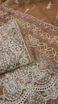LAWN CHICKEN KARI EMBROIDERED 3 PIECE ARTICLE AS63M