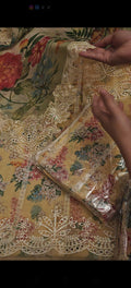 ANEELAS LIME TART SUIT CHIKENKARI HEAVY EMBROIDERY 4103JKL1