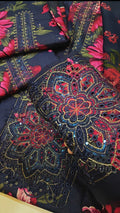 IZNIK BLUE EMBROIDERY LAWN BLUE 01653ST