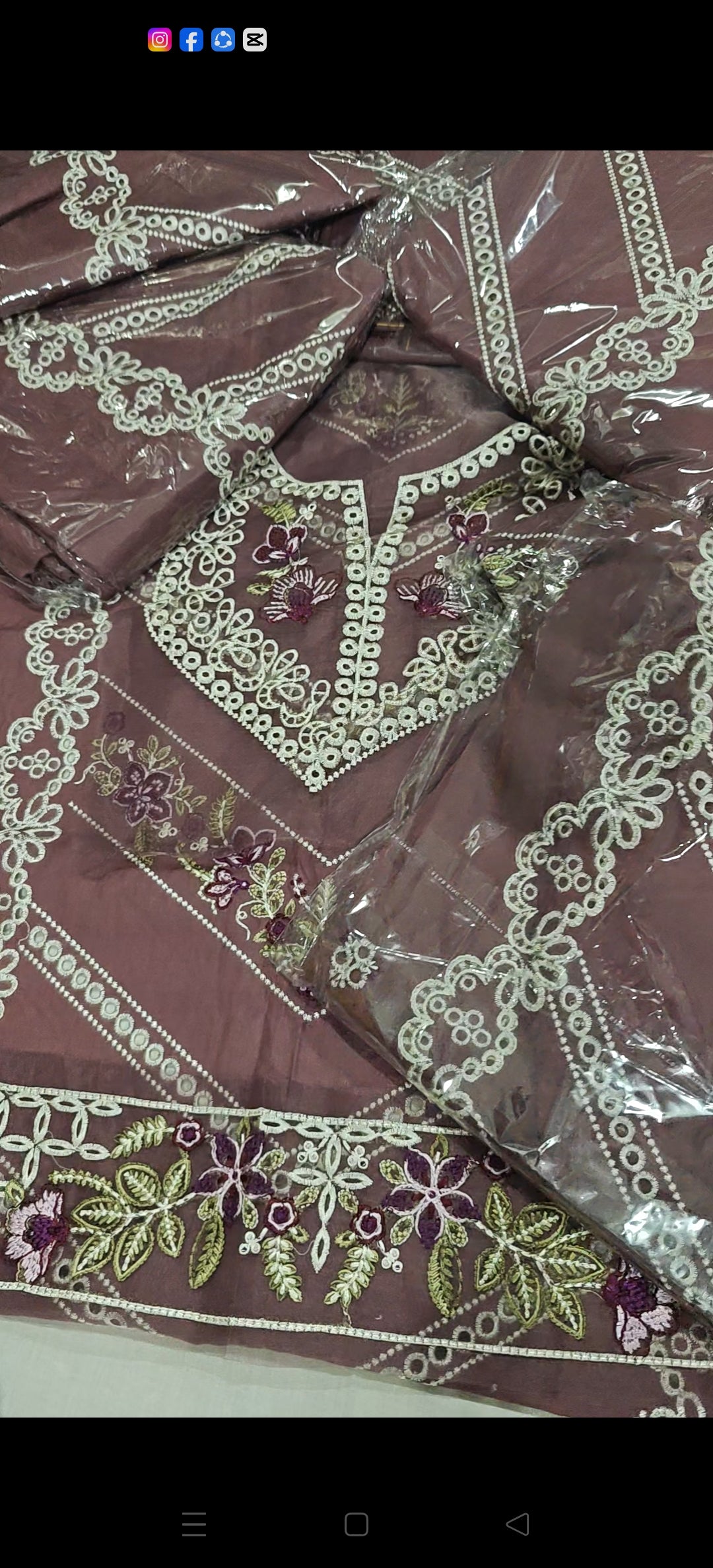 QALMAKAR lawn 2pc teapink decent0129911