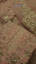 ETHNIC LAWN LAZER WORK AND CHICKEN KARI 3 PIECE ARTICLE HXUS728MS