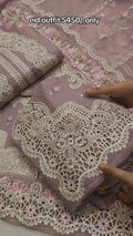 CRIMSON 3 PIECE DESSS LUXURY EID WEAR CRMSNKL7