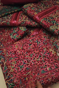 Sapphire khaddar 3pc article embroidered with printed shockingpinkgog
