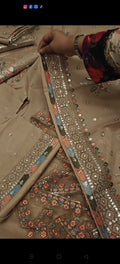 NEW ETHNIC 2PC LAWN BEIGE VER12299039