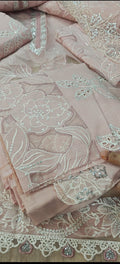 Lazer work maria b heavy embroidery suit special party wear psg33001199