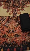 ACRYLIC PASHMINA WOOL 3PC BLACK 616202ACPSH