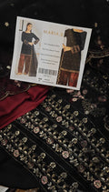 MARIA.B EMBROIDERED SILK 3 PIECE DRESS C1ZT