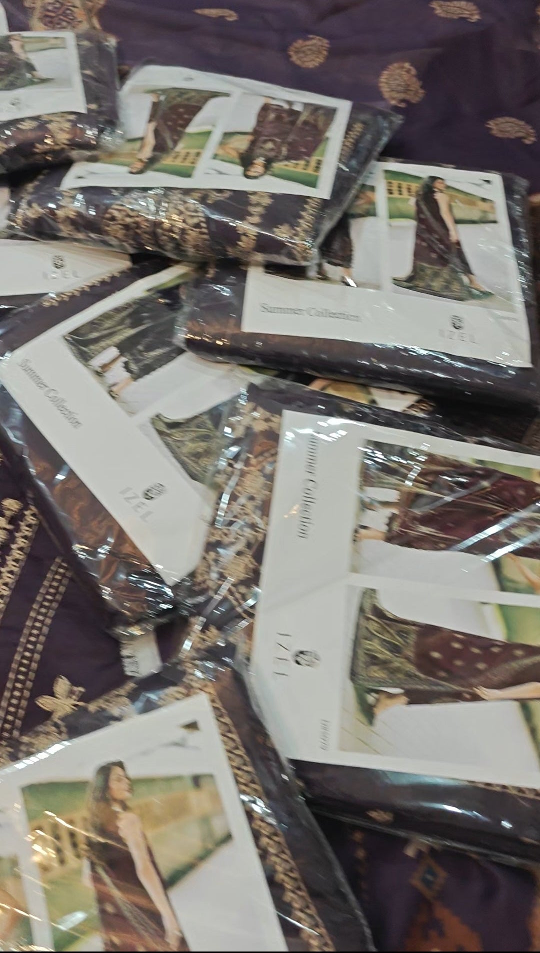 EMAN ADEEL IZEL LAWN PLUM ALZEL81080