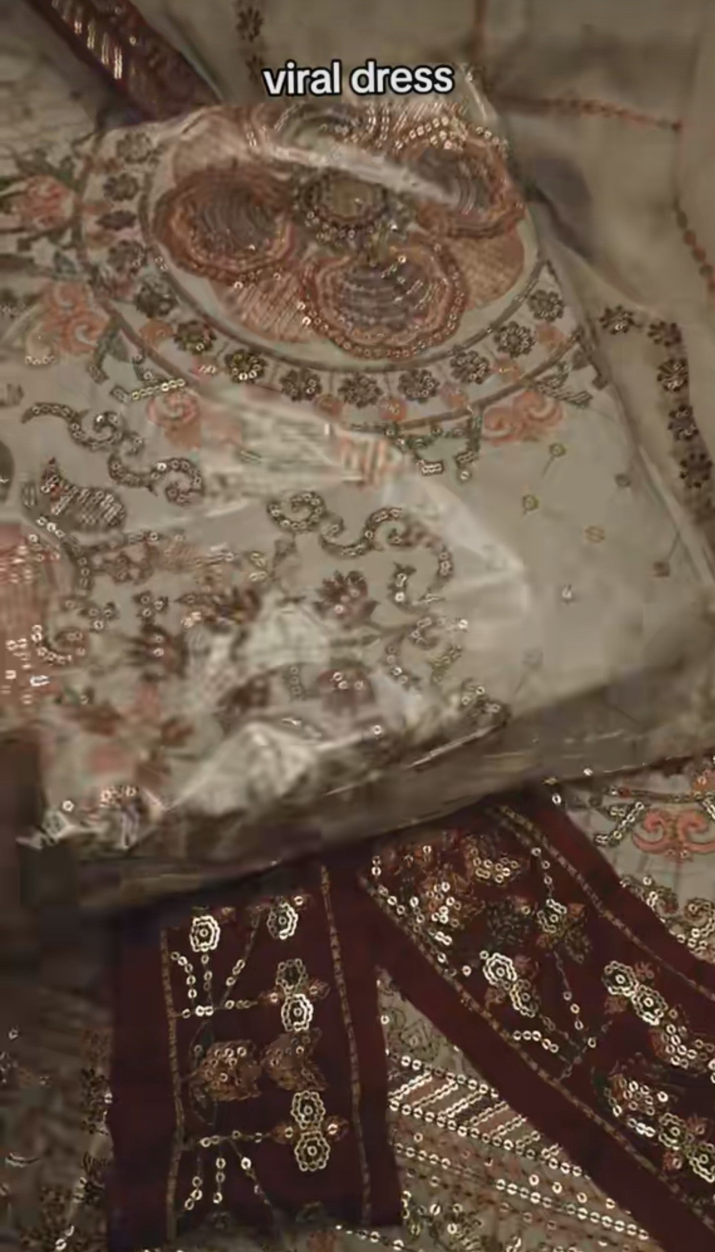 FAHADHUSSAYN SILK 3PIECE ARTICLE OFF WITH  SEQUENCE FAHADYR531