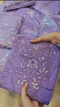 CRIMSON LAWN LALIC SEQUENCE CHICKENKARI 066559900