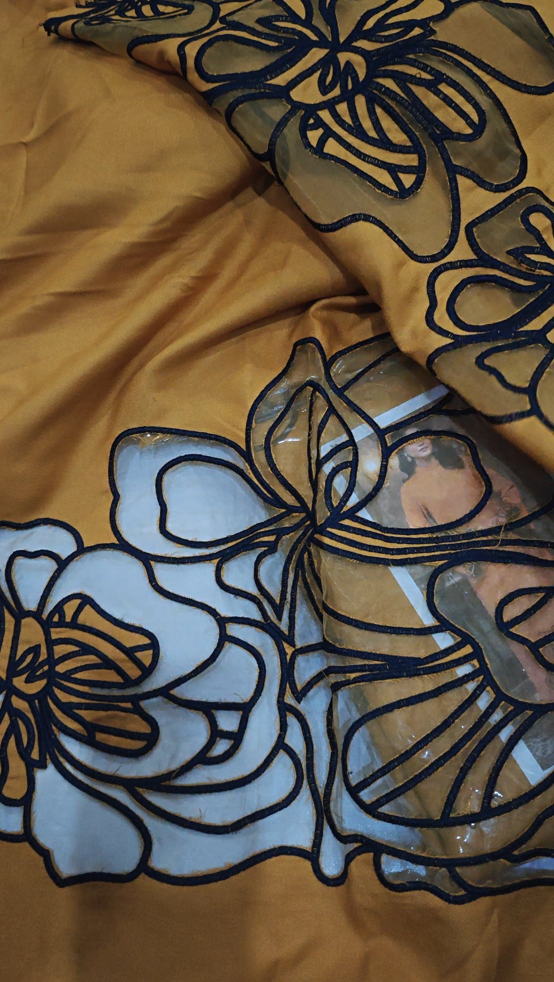 ANEELA'S DHANAK LAZER WORK 2 PIECE DRESS