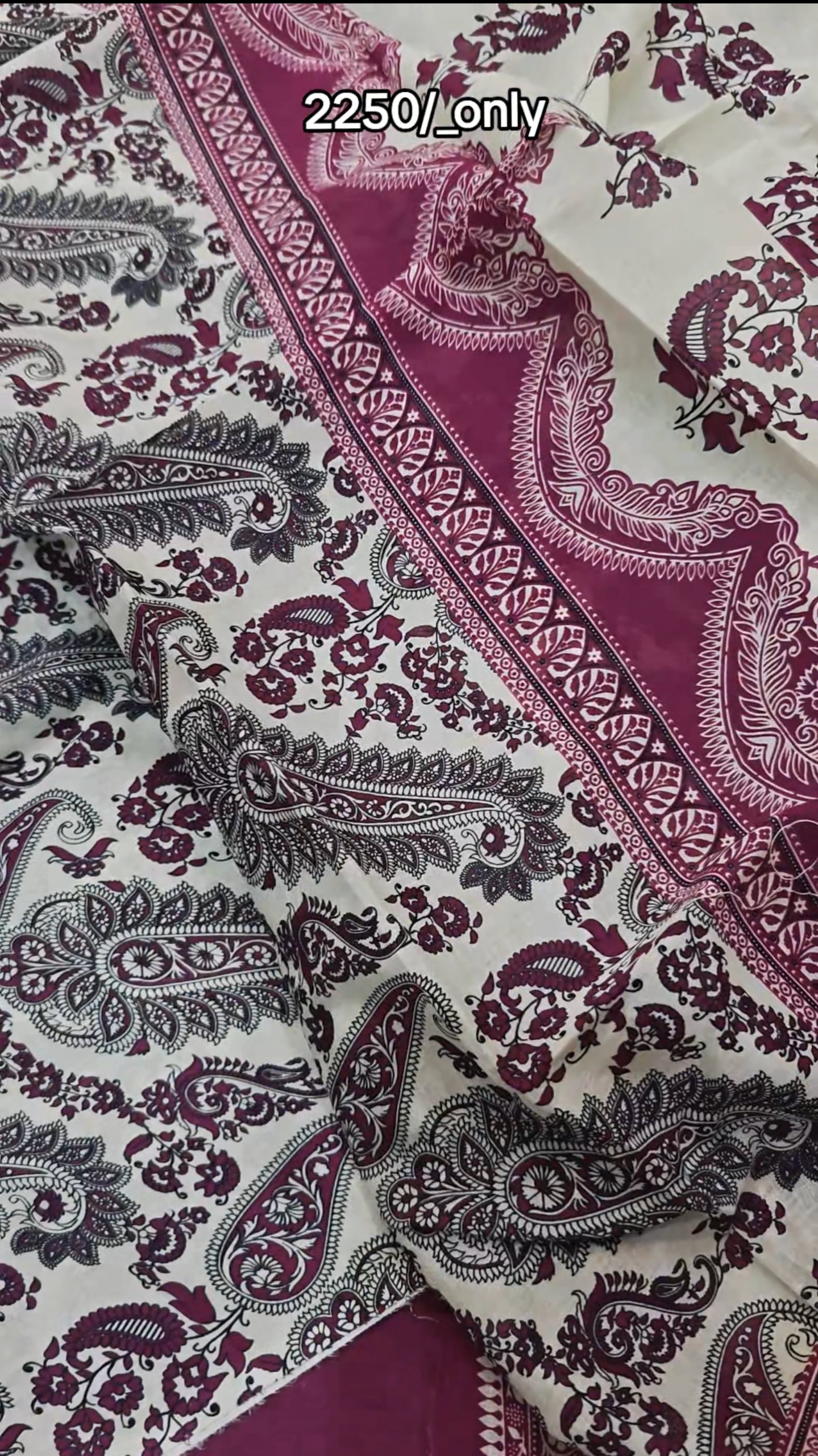 AL KARAM LAWN PRINTED 3 PIECE ARTICLE BDDH82T