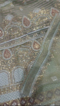 KHADI NET LUXURY WEDDING 2 PIECE DRESS