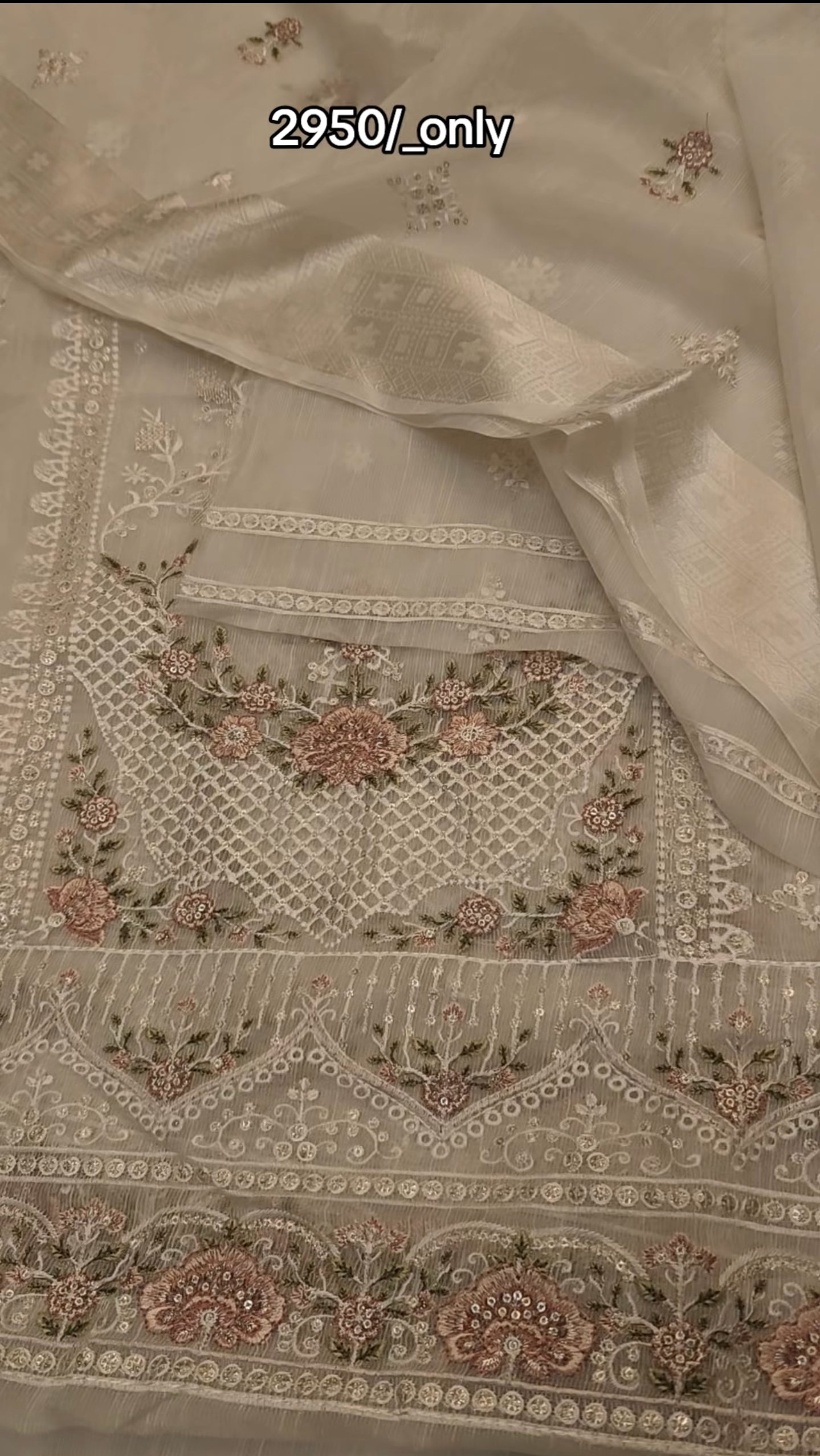 KHADI NET LUXURY 2 PIECE ARTICLE CGXN427