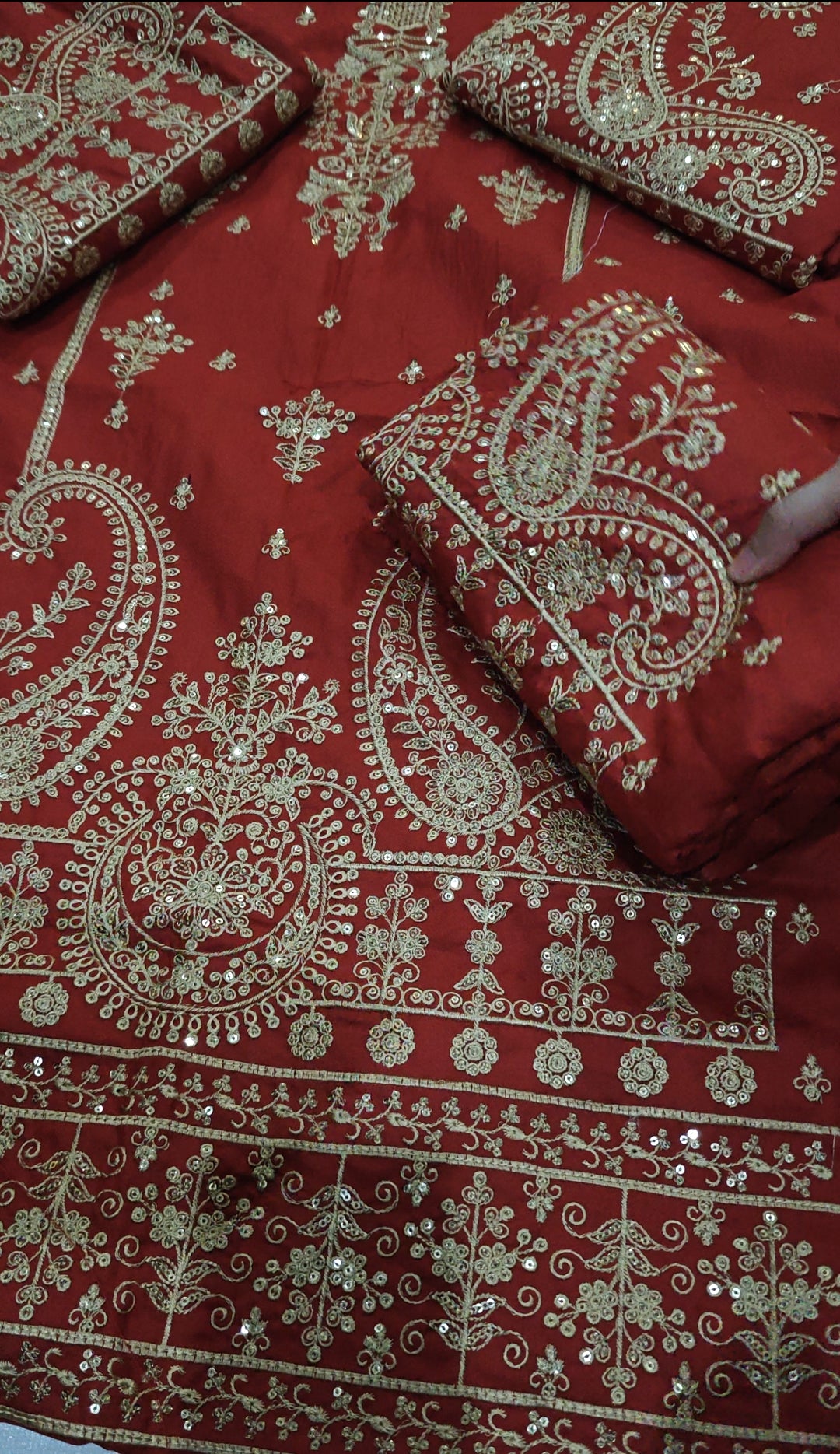 DHANAK MARINA EMBROIDERED 2 PIECE DRESS MI9TP