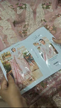ELAF DHANAK MARINA 3PC ARTICLE WINTER SEQUENCE EMBROIDERED TEPINKCOLOR