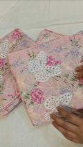 LAWN EMBROIDERED BUTTERFLY 3 PIECE ARTICLE HEIEY92LSP